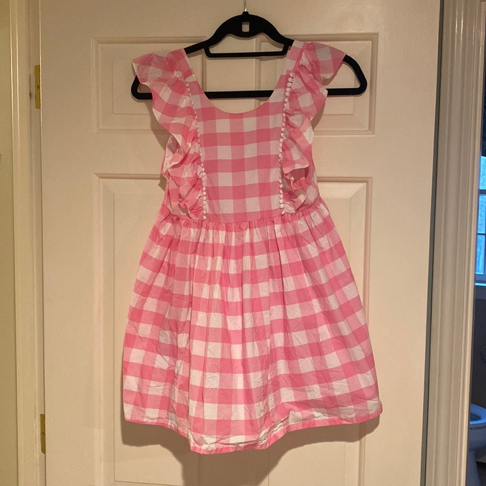Adorable max studio pink and white girls’ dress